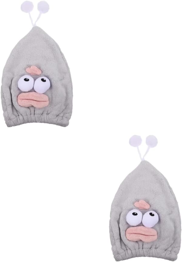 2 stk. Hårtørringshætte Hårhåndklæde Mikrofiber Vaskeklud Mikrofiber