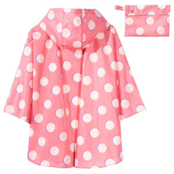 Regnponcho Barn Vattentät Baby Flickor Pojkar Fällbar Ultralätt Cykel Utomhus för 85-150cm