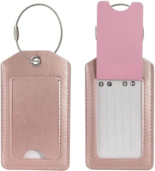 Skyddar passfodral, (Rose Gold) RFID-blockerande reseskydd