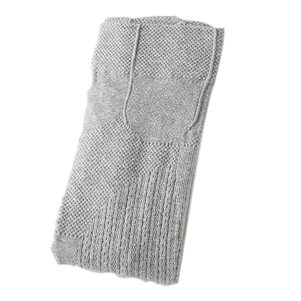 Vinter Varme Uigennemsigtige Forede Strømpebukser til Kvinder Høj Talje Elastisk light grey