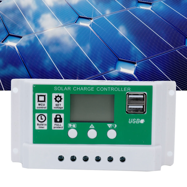 60A 12V 24V PWM Aurinkoenergian Paneelin Akku Säädin Latausohjain Automaattinen Tarkennus Seuranta