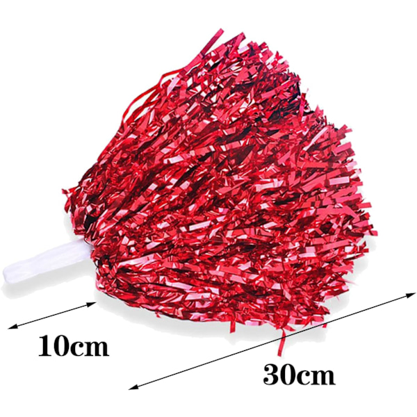 Gröna 2-pack Cheerleading Pompoms, Cheerleader Pompoms, Cheerle