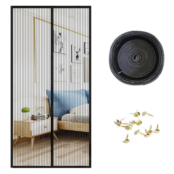 Magnetisk skärmdörr - Självförslutande, handsfree nätpartition K