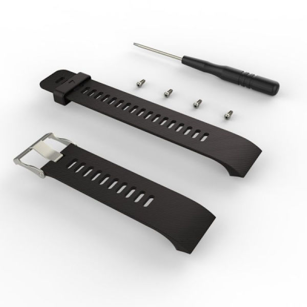 Garmin Forerunner 30/35 ranneke silikoni Musta