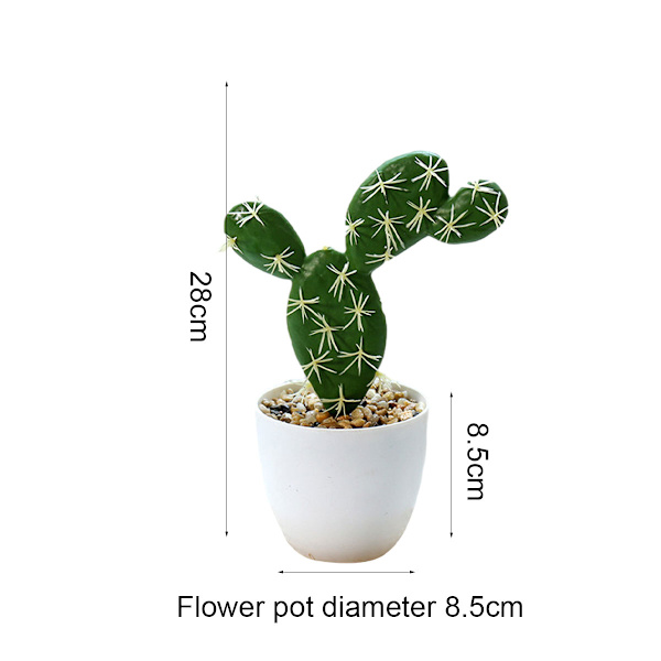 Kunstig tropisk plante simulering kaktus bonsai kunstig