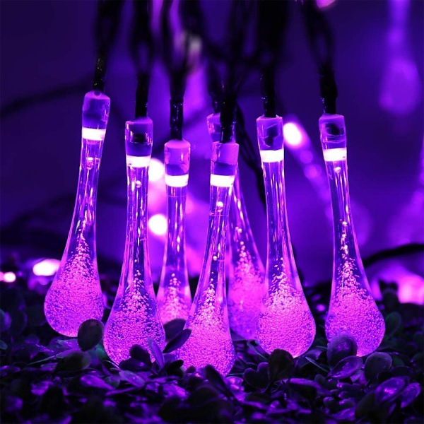 Aurinkopaneelit, 19,2 Ft 8 Tilaa 30 Vettä Tippa LED, Aurinko