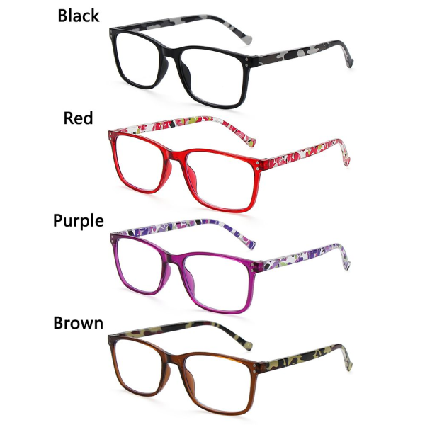Læsebriller Blåt lys Blokerer BRUN STYRKE 1,5X brun Styrke 1.5x brun Styrke 1.5x