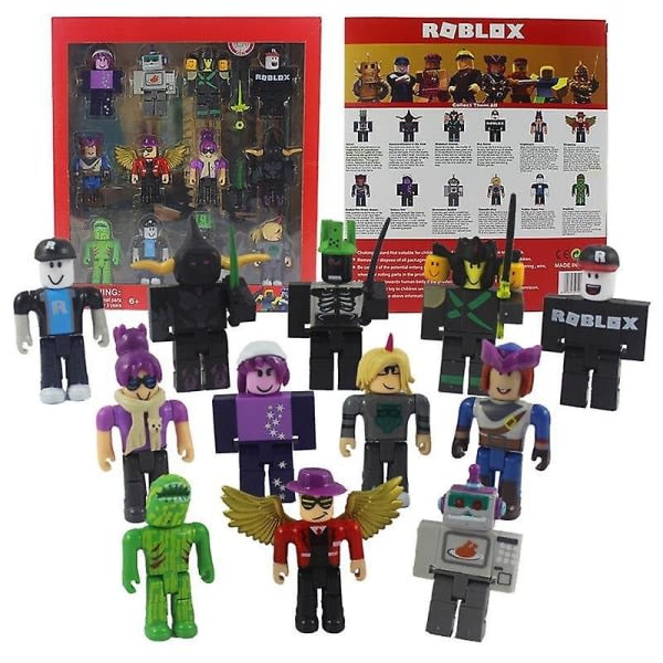 12 st Roblox karaktär Tillbehör Figur Barn Present