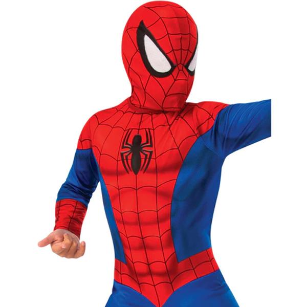 Marvel Spiderman Barn Maskeraddräkt blå Liten 3-4 år