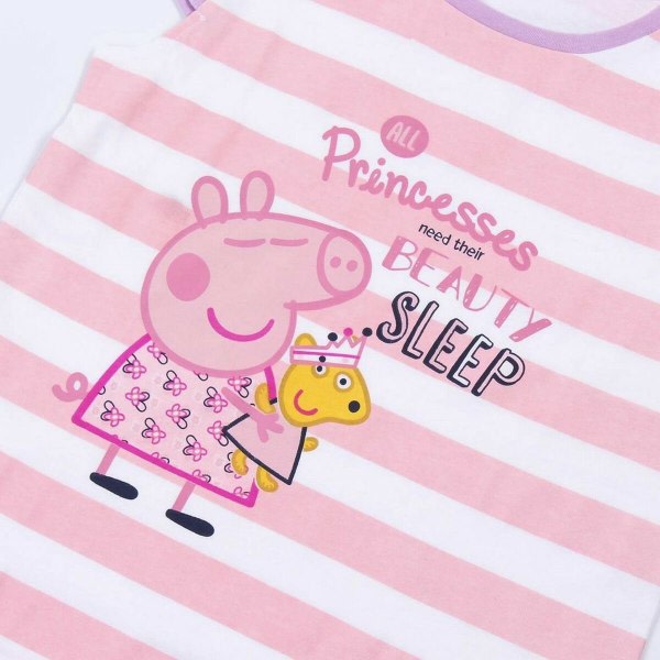 Sommarpyjamas Peppa Pig Purpur Rosa