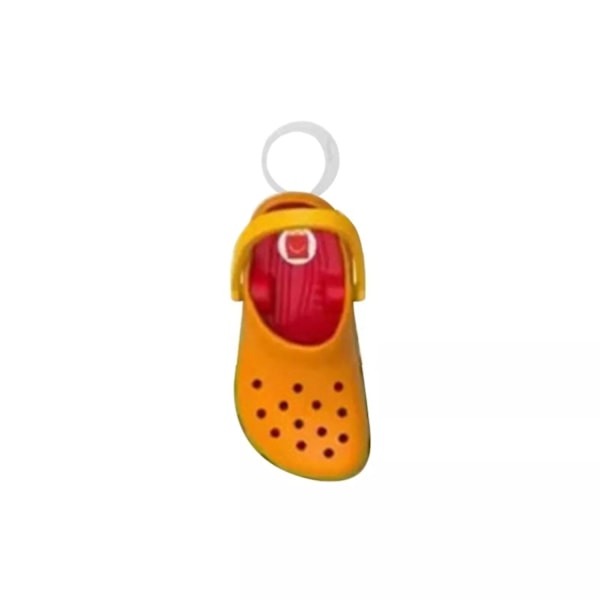 2024 McDonald's Mini Crocs Nøglering Happy Meal Legetøj Komplett Sød Mini Nøglering-Xin Style 4