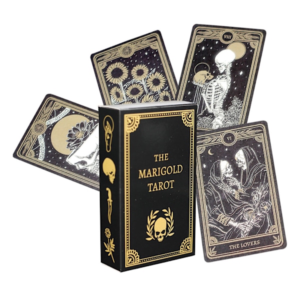 Diablo Carlo kort The Marigold Tarot skallebrädespel kort fladder