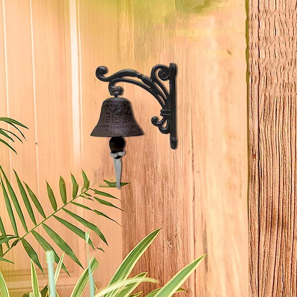 Retro antik gjutjärn fågel dörrklocka hängande vägg dörrklocka