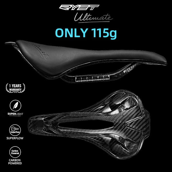 115G 7x9mm MTB og full karbon RYET ultralett sykkelsete for landeveissykling Ultimate Saddle Ultimate Saddle No,