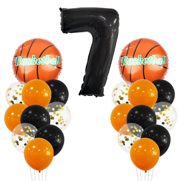 Digital Basket Elements Birthday Party Supplies - 7, ballonger