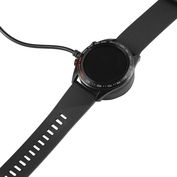 Trådlös magnetladdare kompatibel med ersättningsladdningskabel Hållare kompatibel med Huawei Gt 2 Gt Active Smartwatch Black