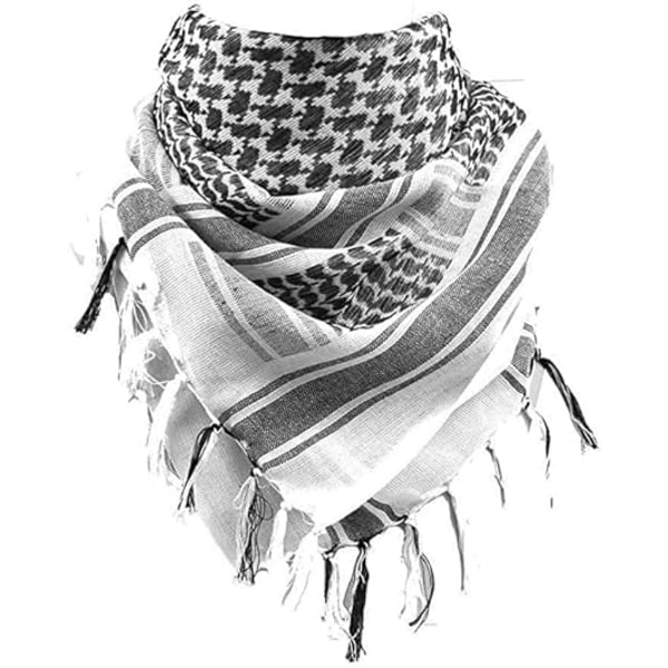 Sotilaallinen Shemagh Taktisen Aavikon Keffiyeh Huivi Huivi med tofs