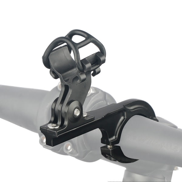 Rotation Ficklampsholder, Cykler Cykel Front Ficklampe LED-forlygteholder Klemme Klemme til 18-35 mm diameter Dobbelt hul centreret