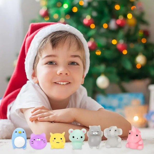 Julekalender Adventskalender Sød Squishy Legetøj Til Drenge Piger Julegaver Festfavoritter Nedtællingskalendere style 1