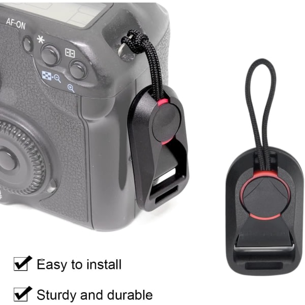 4 delar Kameraremskontakt Kamerarem Adapter Kamera Snabb