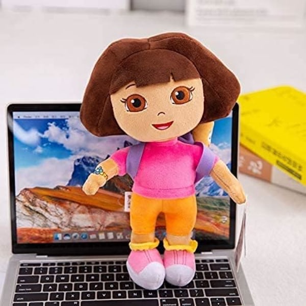 Ægte Dora 11,8 tommer / 30 cm plys pige dukke blød dukke anime plys legetøj dreng pige fødselsdag børnedag