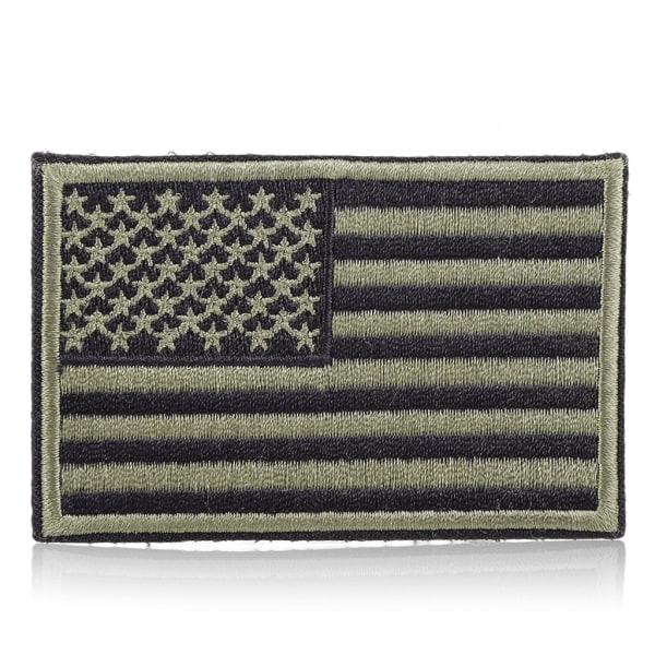 3/5 st 2020 broderi klistermärke Amerikanska flaggan Sy Armband Applikation Stort märke 3