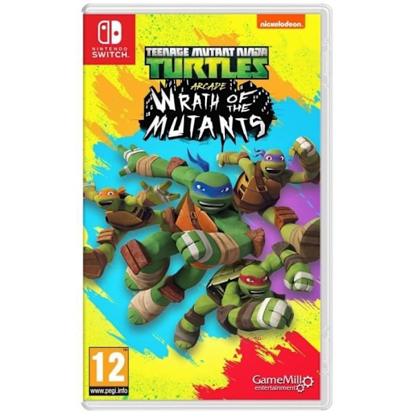 Teenage Mutant Ninja Turtles Wrath of the Mutants - Nintendo Switch-spel