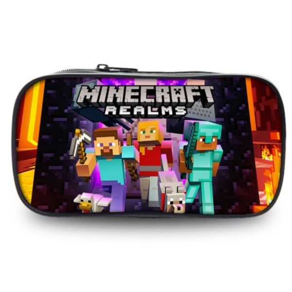 Minecraft Pennfodral Case Brevpapper med stor kapacitet