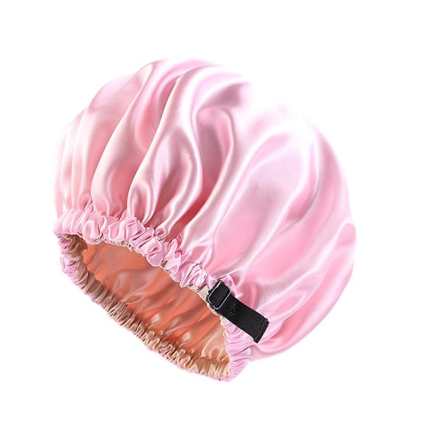 Cap för sovhörplagg Motorhuv Huvudbonad Head Wrap Turbaner för kvinnor Pink