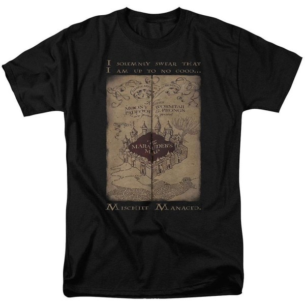 Harry Potter Marauder's Map Words Vuxen T-shirt S