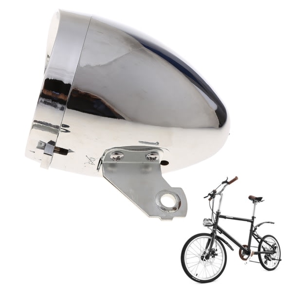 Cykelfrontljus Vintage Cykelstrålkastare Retro Cykel 3 LED-ljus Nattkörning Säkerhet Framlampa Cykeltillbehör