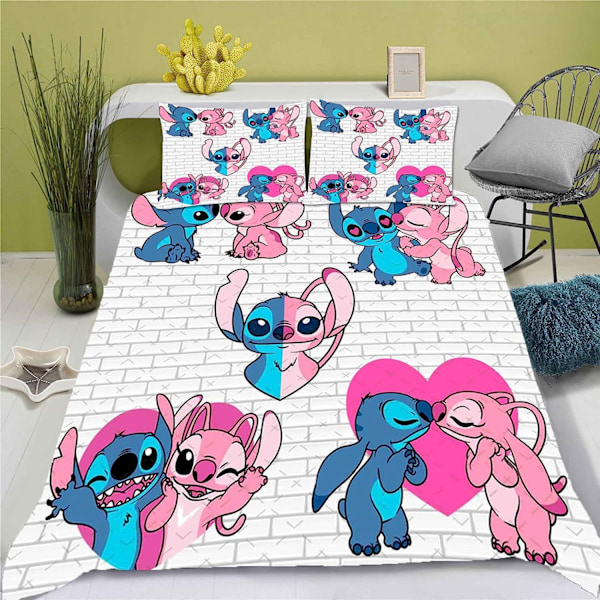 Stitch 3D Vuodevaatteet 150x200 Peitto 7