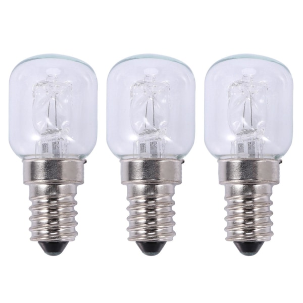 3x E14 High Temperature Bulb 500 Degrees 25w Halogen Bubble Oven Bulb E14 250v 25w Quartz Bulb