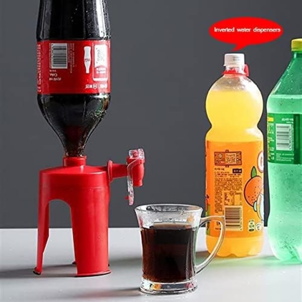 Virvoitusjuoma-annostelija käsipaine Coke Drinking Fizz Saver Flaska Drin-Xin