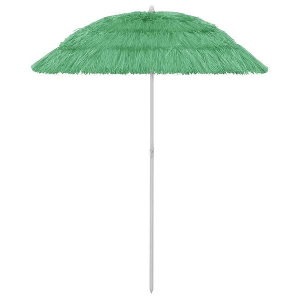 vidaXL Strandparasoll Hawaii Grønn 180 cm 2100 green