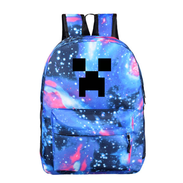 Minecraft ryggsäck student ryggsäck Starry Sky Blue ~ 1
