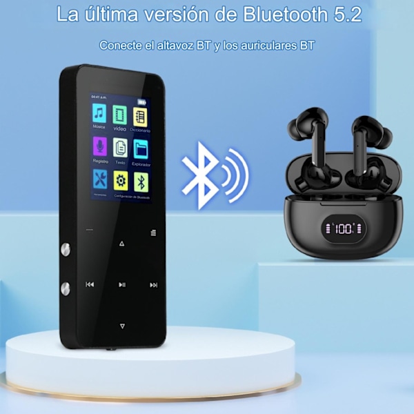 128 GB Bluetooth MP3-spiller med HiFi og Bluetooth