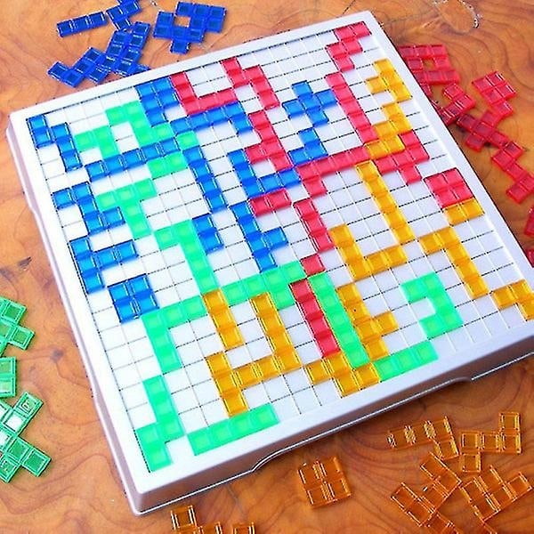 Strategispill Blokus Brettspill Pedagogiske Leksaker Kvadratspill Lett å Spille for Barn Serie Innendørs Spill Fest