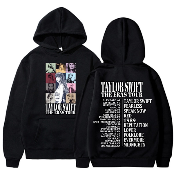 Taylor Swift Hoodie Sweatshirt Printed Huvtröja Pullover Sweatshirt Toppar Vuxenkollektion Presenter hoodie-AMS