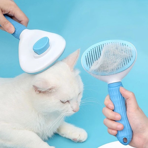 Pet Comb Hair Removal Comb Brush for Cats Dogs Animal Hair  Cleaning Brush for Long Hair Mitten Needle Pet Products Hair Brush