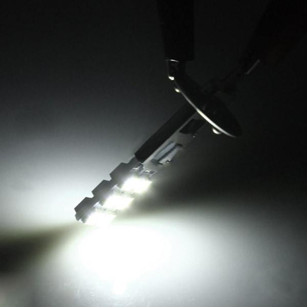 2 st LED-strålkastarlampor Kit H1 6000k Supervit 55w dimkörljus H1 Led-strålkastarlampor H1-12smd-5050 Billampor