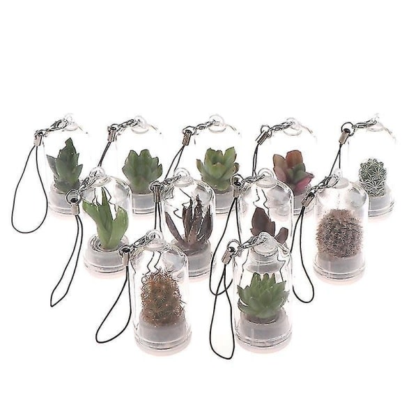 Kaktus Miniatyr Bærbar Halskæde DIY