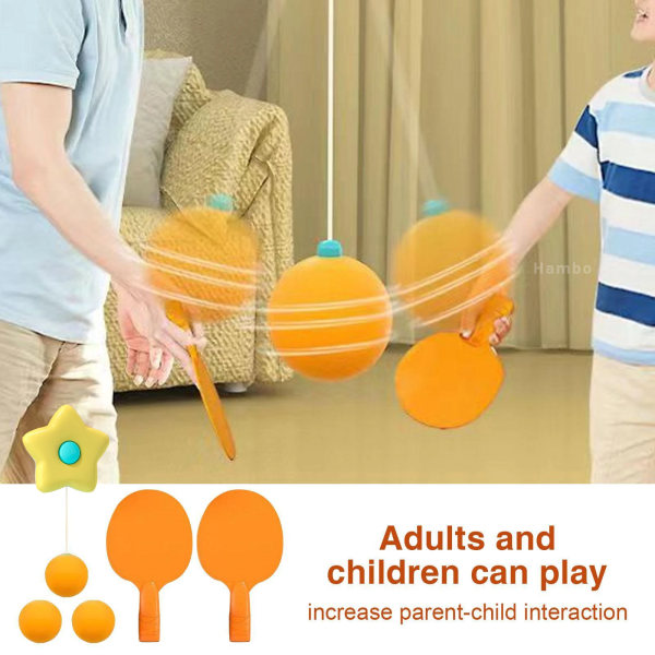 Upphängd pingistränare Bärbar hängande pingisbollleksak inomhusbordtennistränare Förälder-barn Interaktiva spelsporter