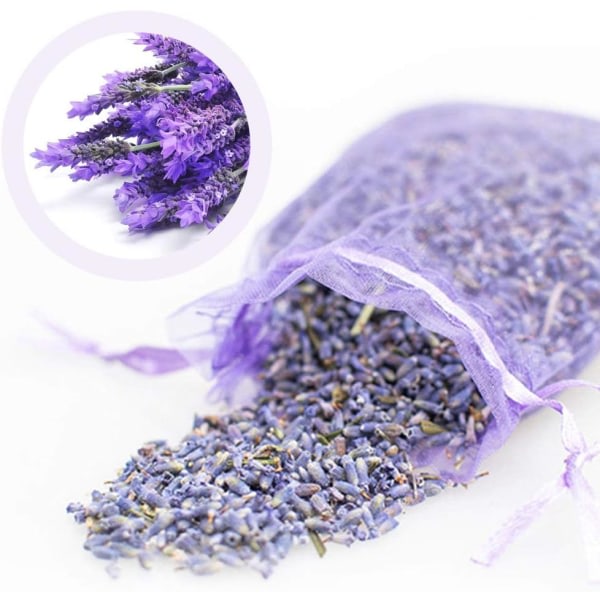 25 stk Lavendelposer - Naturtørkede lavendelposer
