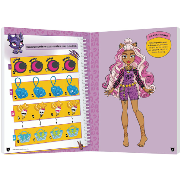 Monster High Askartelukirja tarroilla 118