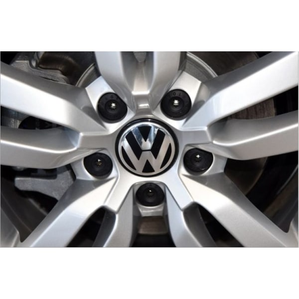 4 stk. VW-logo Yderdiameter 56 mm Hjulkapsel Fælgmærke