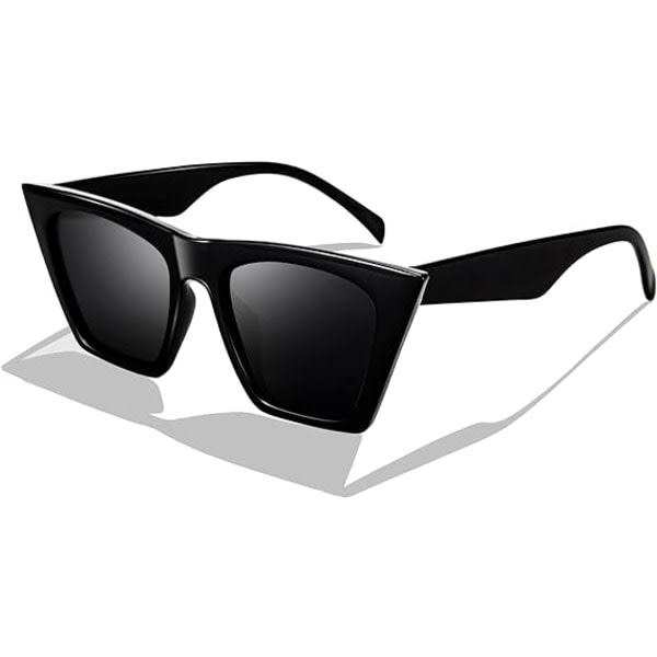 Trendikkäät vintage-neliömäiset Cat Eye -aurinkolasit naisille, UV400-suoja B2473