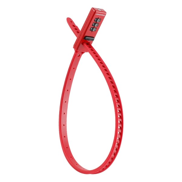 QuickZip Zip-Tie Multi-Purpose Combo Lock 2-pack röd/svart, ,ZQKLA