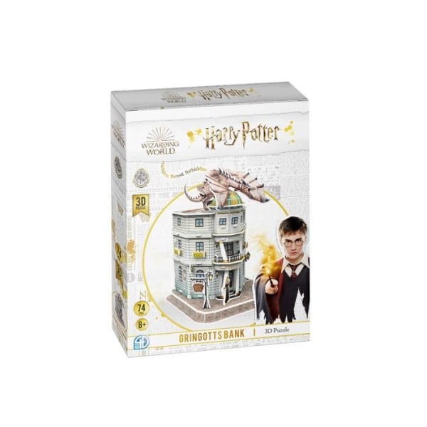 Cubic Fun | Harry Potter Gringotts Bank | Bygga spel | 3D sticksåg | 62 stycken