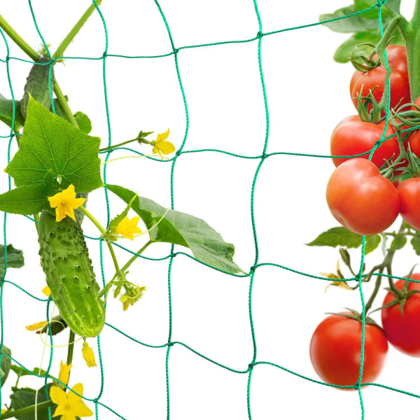 Trädgårdsnät, klätterväxtnät, roddnät för att skörda gurkor, grönsaker, tomater och andra grönsaker, fixeringsnät för klättring